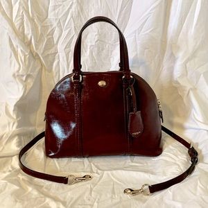 AUTHENTIC Coach handbag, burgundy